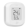 Miniatyrbillede 1 af 5: Temperatur- og fugtighedssensor med LCD-display, stemmestyring, indendørs hygrometer termometre til stue soveværelse