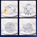 Miniatyrbilde 4 av 5: Nattlamper i romkapsel, 8 lysmoduser, dekorasjon, musikk, USB, Bluetooth, lysende stjerneprojektor