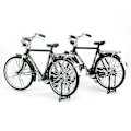 Miniatyrbild 3 av 5: 1:10 Legering Klassisk Retro Cykelmodell Ornament Man Style Red