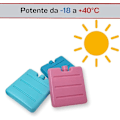 Miniatyrbillede 4 af 5: Små Kølebatterier (Blå) | Køletaske Mini Køle Reflekterende Elementer | Madkasse Kølebatterier
