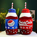 Miniatyrbild 3 av 4: Creative Simulation Drink Soda Cuddle Kudde Coca-cola Sprite Plysch Doll Cuddle Nap filt Fanta