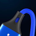 Miniatyrbild 5 av 5: Multi Laddningskabel Multi USB Laddare Kabel Nylonflätad 3/4/5 i 1 Multipel Laddningssladd med Typ-C Kontakter One for four