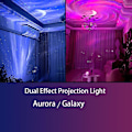 Pikkukuva 4 / 5: K-1106 Lentävä lautanen laserprojektio lamppu Aurora Galaxy -projektori kaksoisvaikutusvalo akulla sisätilojen tunnelmavalo