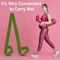 Miniatyrbillede 3 af 5: Yoga Måtte Stropper Justerbare Ringe Fitness Måtte Holder Gym Måtte Bærer Bærbare Skulderstropper Sling Stretch Stropper til Alle Måtte Størrelser