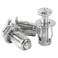 Miniatyrbilde 1 av 5: 15 stk. M4 M5 M6 M8 Petal Rivets Mutter Jack Nuts Bil Metallskrue For Hulvegg Jernhud Petal Mutter Ekspansjonslykt 15pcs M8