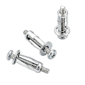 Miniatyrbilde 5 av 5: 15 stk. M4 M5 M6 M8 Petal Rivets Mutter Jack Nuts Bil Metallskrue For Hulvegg Jernhud Petal Mutter Ekspansjonslykt 15pcs M8