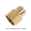 Miniatyrbillede 5 af 5: CO2 Gas Konverter Adapter til Tr21-4 Hun til Tr21-3 Han Gevind Quooker Cube Tank Udgang Copp