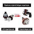 Pikkukuva 5 / 5: 2kpl LED Angel Eyes -merkkivalopolttimoita, virheettömät autolamput BM-malleihin E39 E53 E60 E61 E63 E64 E65 E66 E87 525i 530i 545i Red