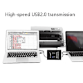 Miniatyrbild 4 av 5: USB-skrivardelningsenhet, 2 in 1 ut skrivardelningsenhet, 2-portars manuell KVM-switchsplitter
