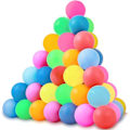 Miniatyrbillede 1 af 5: 40 Plastik Ping Pong Bolde, Farvede Ping Pong Bolde, Sjove Farvede Bolde til Legeplads Launcher Happy Lottery