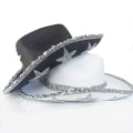 Miniatyrbillede 3 af 3: Cowboyhat partyhat sort sort