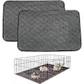 Miniatyrbilde 1 av 5: 2 Pakker Fleece Marsvinsbur Liner Vaskbar, Vanntett & Anti-skli Marsvin Fleece Bur Linere Superabsorberende Gjenbrukbart Marsvinseng Tisse Matte