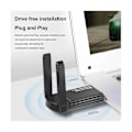 Miniatyrbilde 3 av 5: Trådløst nettverkskortadapter USB WiFi-adapter 650Mpbs 802.11Ac/B/G WiFi-mottaker Nettverkskort