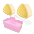 Miniatyrbillede 1 af 5: Onigiri Form, 3 Pak Risform, Klassisk Trekantet Risbolleform Sushi Form til Børns Frokost Bento