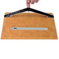 Miniatyrbillede 5 af 5: Til Nokia T21 Lynlåslomme PU Læder Etui, elastisk Bånd Lukning Stand Kort Holder Tablet Cover-YUHAO