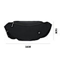 Pikkukuva 3 / 11: Naisten Fanny Pack -vyötärölaukut Canvas-pussi MUSTA black