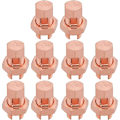 Miniatyrbillede 1 af 5: 10 stk. Massiv Kobber Split Bolt Konnektor, Jordledningsklemme - 6AWG