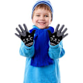 Miniatyrbild 2 av 5: 2 Par Barn Vinterhandskar Fullfinger Stickade Handskar Varma Stretchiga Vantar för Pojkar Flickor Tillbehör