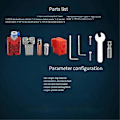 Miniatyrbilde 2 av 5: Hotend-sett for Ender5/ender3/v2/cr10 med oppvarmingsblokk, bi-metall hals, 500 kobberbelagt for Volcano-dyse 3D-printerdel, a