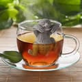 Miniatyrbillede 5 af 5: Sødt dovendyr te-si til løs te, silikone te-infuser, fleksibel genanvendelig te-diffuser filter si