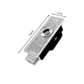 Pikkukuva 5 / 5: 2 kpl Hd Led -projektorin varjovalo E70 F15 G05 X5 -logolle Auton oven tervetulovalo Varoitusvalo Auton ulkotarvikkeet Yalo
