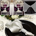 Miniatyrbillede 3 af 5: 50 stk. servietringe, rhinestone servietringe diamantudsmykning