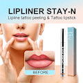 Miniatyrbillede 2 af 5: 1 stk. læbeblyant peel off læbelinjer lipgloss langtidsholdbar nærende