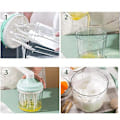 Miniatyrbillede 4 af 4: Håndpiskeris Hjemmemixer - 1200ml Håndpiskeris til Bagning og Madlavning