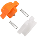 Miniatyrbillede 4 af 5: 8-pak A4 Papirtrimmer Udskiftningsskæreblade med Automatisk Sikkerhedsdesign, Orange