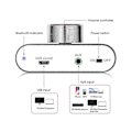 Miniatyrbillede 5 af 5: Bluetooth 5.0 Stereo Audio Forstærker Receiver 2-kanals Klasse D Mini Hi-fi Forstærker-dwdz