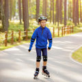 Miniatyrbillede 5 af 5: 6-delt sæt med knæ- og albuebeskyttere til børn, justerbart beskyttelsesudstyr til rulleskøjter, cykler, skateboards, inlinere, løbehjul, cykelsport