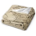 Miniatyrbillede 2 af 5: Kort over Midgård Ringenes Herre Ultra-Blødt Micro Fleece Tæppe Til Sofa Plys Kastetæpper til Egnet ch,Multifarvet a1190
