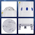 Miniatyrbilde 5 av 5: Nattlamper i romkapsel, 8 lysmoduser, dekorasjon, musikk, USB, Bluetooth, lysende stjerneprojektor