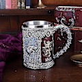 Miniatyrbilde 3 av 5: Game of Thrones Mug Beger i Rustfritt Stål Resin 3d Øl Tankard Kaffe Kanne Vin