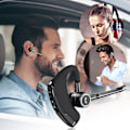 Miniatyrbillede 2 af 4: V8s Bluetooth Headset Csr Stemmestyring Business Model Roterer 180 Grader Venstre Og Højre Kørsel Sports In-ear Bass Hovedtelefoner