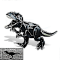 Miniatyrbillede 5 af 5: 1 stk Jurassic Stor Dinosaur Byggeklodser T-rex Quetzalcoatlus Spinosaurus Actionfigurer Legetøj til Børn Pterosaur C