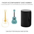 Pikkukuva 2 / 5: Kitara Ukulele Shake Rytmilenkki Maraca Cabasa Sormisoitin Ukulele Tarvikkeet Musta