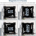 Miniatyrbild 4 av 5: 360 LCD Digital Inclinometer - Magnetisk Digital Inclinometer, Elektronisk Inclinometer, Automatisk Avstängning, Med Magnetisk Bakgrundsbelysning