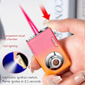 Miniatyrbild 4 av 5: Påfyllningsbar Butan Tändare-Stormtändare Påfyllningsbar Butan Tändare för Cigaretter Cigarrer Ljus