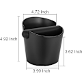 Miniatyrbild 2 av 4: Espresso Knock Box, 4,8 tum Kaffekopp Knock Box, Espresso Dump Bin med Avtagbar Knock Bar och halkfri bas