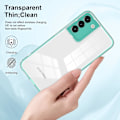 Miniatyrbillede 4 af 5: Til Samsung Galaxy S22+ 5g Cover Klar TPU Stødsikkert Mobiltelefon Cover Anti-ridse med Kameralinse Beskyttelse