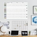 Miniatyrbild 3 av 4: Stor Väggkalender 2024 Jan Till Dec 2024 Planerare Väggplanerare 12 Månadskalender 74x51 cm Årlig Planerare 2024 Kalendrar För Organisering & Planering