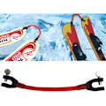 Miniatyrbilde 4 av 5: Ski Tip Connector Nybegynner Vinter Barn Voksen Treningshjelp Utendørs Sport Snowboard Tilbehør (Farge: Grønn, Størrelse: 14x7cm)