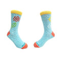 Miniatyrbillede 4 af 5: Winter Blossom børnestrømper (3-7 år) - Denim eller lyseblå Multicolor Small (Age 3-5) / Denim