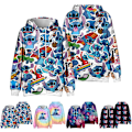 Miniatyrbillede 2 af 3: Børn & Voksen Populær Hip Hop Hoodie Mode Strikket Trøje D RTX D 140cm