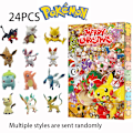 Pikkukuva 1 / 5: 2024 Adventskalenteri Joulukalenteri Blind Box 24 päivän laskuri Blind Box Pokémon A
