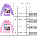 Miniatyrbillede 3 af 3: Børne Piger Gabby Dukkehuse Afslappet Hættetrøje Sweatshirt Top Blå pink 140cm