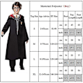 Miniatyrbilde 4 av 4: 3-14 år Barn Tenåringer Gutter Jenter Harry Potter Hermione Granger Gryffindor Cosplay Uniform Kostymer Antrekk Sett Gaver 5-7 År 5-7 Years BOy