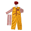 Miniatyrbillede 2 af 5: Halloween Sjov Ronald McDonald Cosplay Kostume Dragt Voksen Outfit Jul RTX M
