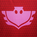 Miniatyrbillede 4 af 7: Pyjamasheltene Unisex Børn - heldragt + øjenmaske R RTX Red PJ Masks - Storlek: röd 110 cl